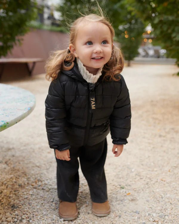 7AM - Roll Me Puffer Mother & Baby Mystic Blue/Lilac 6 - 12M