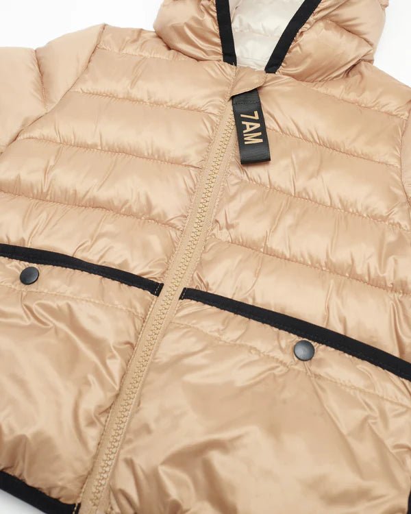 7AM - Roll Me Puffer Mother & Baby Mystic Blue/Lilac 6 - 12M