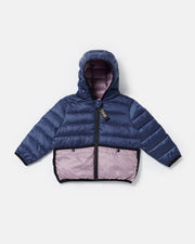 7AM - Roll Me Puffer Mother & Baby Mystic Blue/Lilac 6 - 12M