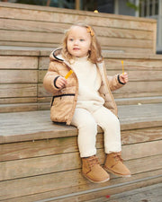 7AM - Roll Me Puffer Mother & Baby Mystic Blue/Lilac 6 - 12M