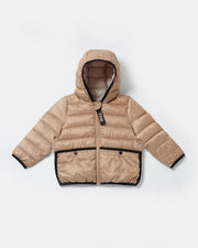 7AM - Roll Me Puffer Mother & Baby Tan/Ecru 6 - 12M