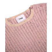 7AM - Short Sleeve Dress - Hug Me Apparel & Accessories Heather Grey 4 - 5Y