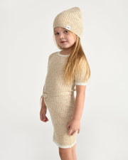 7AM - Short Sleeve Dress - Hug Me Apparel & Accessories Heather Grey 4 - 5Y
