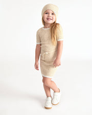 7AM - Short Sleeve Dress - Hug Me Apparel & Accessories Heather Grey 4 - 5Y