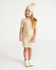 7AM - Short Sleeve Dress - Hug Me Apparel & Accessories Heather Grey 4 - 5Y