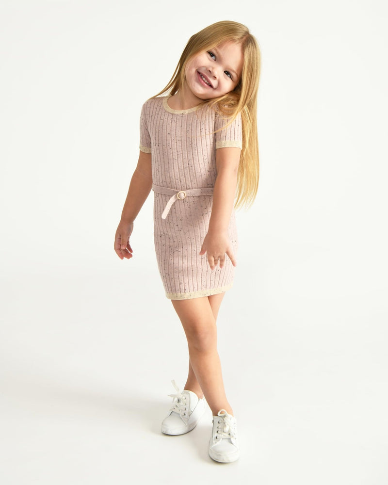 7AM - Short Sleeve Dress - Hug Me Apparel & Accessories Heather Grey 4 - 5Y