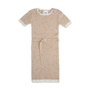 7AM - Short Sleeve Dress - Hug Me Apparel & Accessories Oat 4 - 5Y