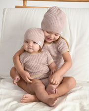 7AM - Short Sleeve Top - Hug Me Mother & Baby Black Melange 12 - 18M