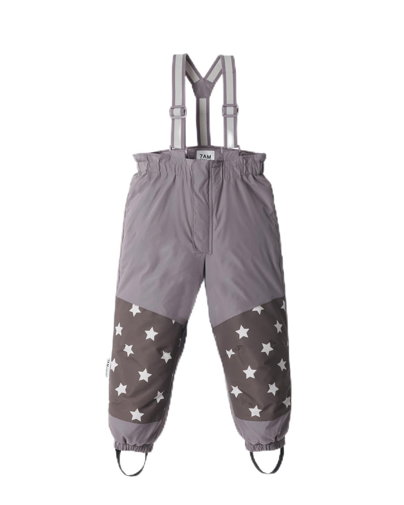7AM - Ski Pants - Prints Mother & Baby Print Ash Mauve 3 - 4T