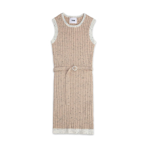 7AM - Sleeveless Dress - Hug Me Apparel & Accessories Oat 3 - 4T