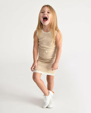 7AM - Sleeveless Dress - Hug Me Apparel & Accessories Oat 3 - 4T