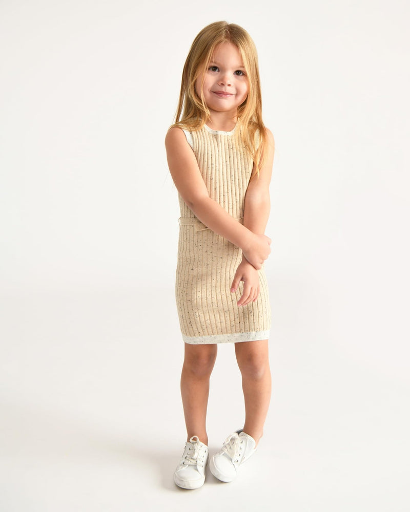 7AM - Sleeveless Dress - Hug Me Apparel & Accessories Oat 3 - 4T