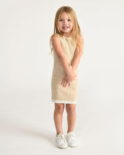 7AM - Sleeveless Dress - Hug Me Apparel & Accessories Oat 3 - 4T