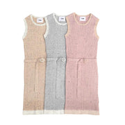 7AM - Sleeveless Dress - Hug Me Apparel & Accessories Oat 3 - 4T