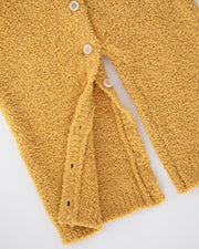7AM - Sleeveless Jumpsuit - Fuzzy Apparel & Accessories Amber 0 - 3M