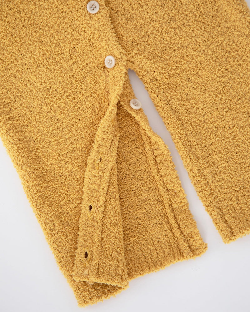 7AM - Sleeveless Jumpsuit - Fuzzy Apparel & Accessories Amber 0 - 3M