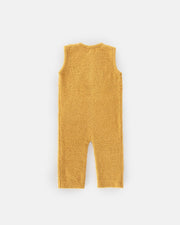 7AM - Sleeveless Jumpsuit - Fuzzy Apparel & Accessories Amber 0 - 3M