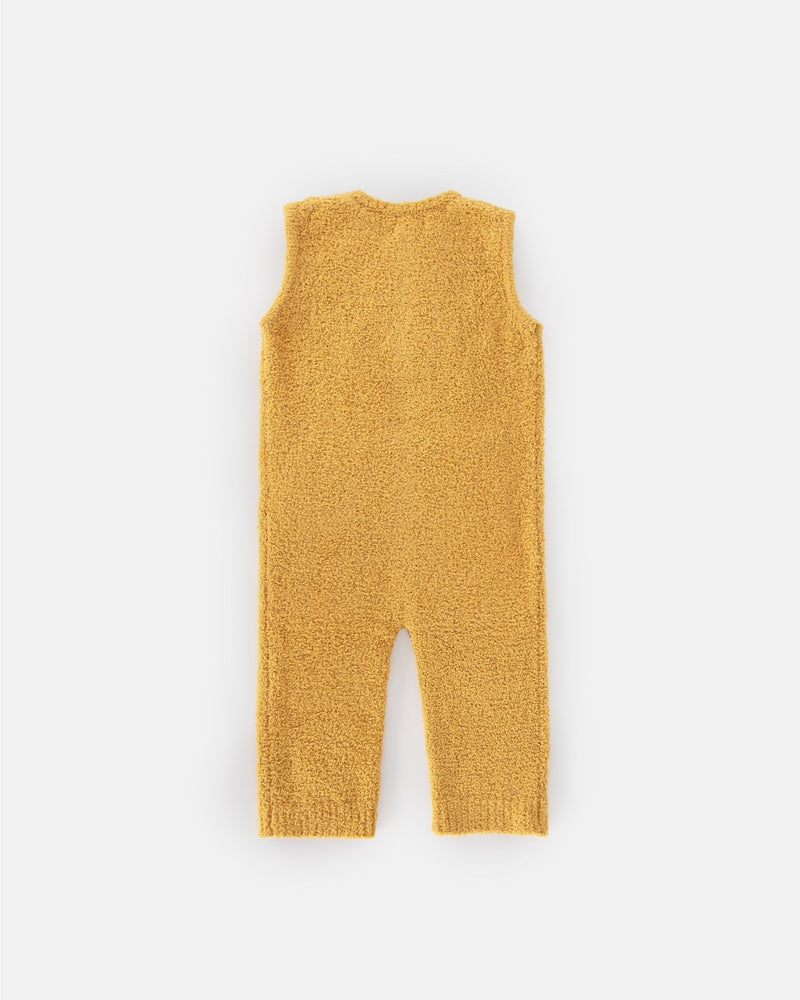 7AM - Sleeveless Jumpsuit - Fuzzy Apparel & Accessories Amber 0 - 3M