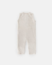 7AM - Sleeveless Jumpsuit - Fuzzy Apparel & Accessories Ecru 6 - 9M