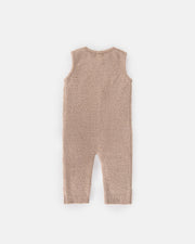 7AM - Sleeveless Jumpsuit - Fuzzy Apparel & Accessories Pecan 0 - 3M