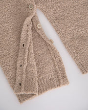 7AM - Sleeveless Jumpsuit - Fuzzy Apparel & Accessories Pecan 0 - 3M