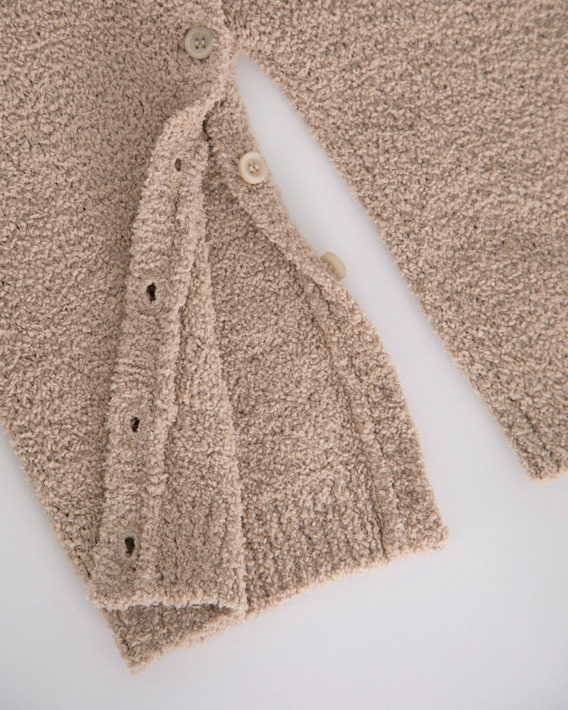 7AM - Sleeveless Jumpsuit - Fuzzy Apparel & Accessories Pecan 0 - 3M
