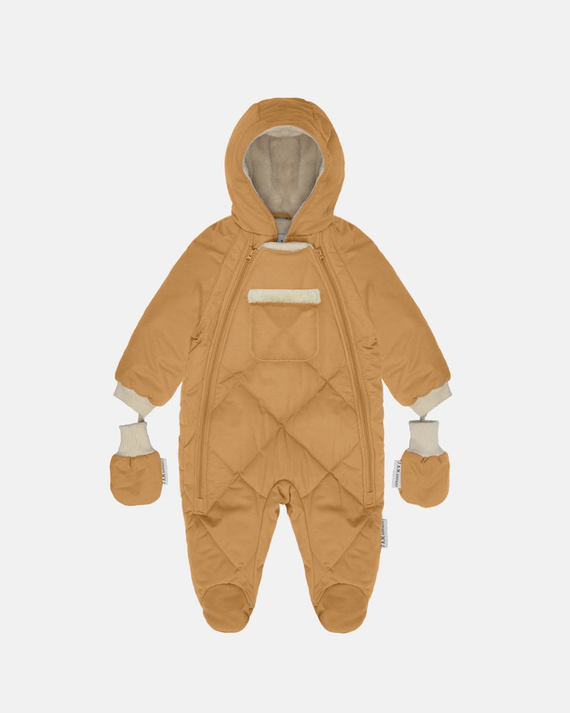 7AM - Snow Jumpsuit - Benji Plush Mother & Baby Cognac 3 - 6M