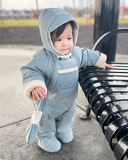 7AM - Snow Jumpsuit - Benji Plush Mother & Baby Oat 3 - 6M