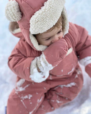 7AM - Snow Jumpsuit - Benji Plush Mother & Baby Oat 3 - 6M