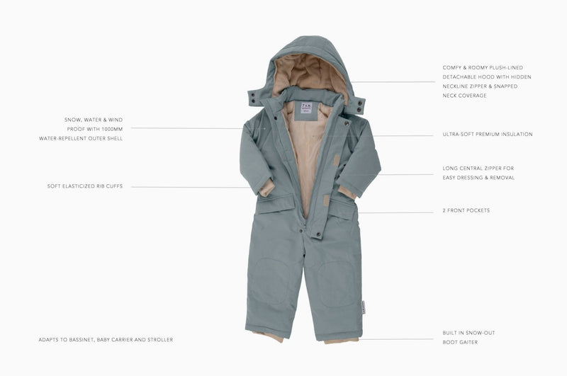 7AM - Snowsuit Grand - Benji Plush 1T - 7Y Mother & Baby Copenhagen 2 - 3T