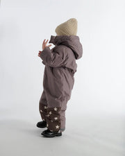 7AM - Snowsuit Nico - Print Mother & Baby Print Ash Mauve 3 - 6M