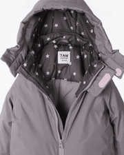 7AM - Snowsuit Nico - Print Mother & Baby Print Ash Mauve 3 - 6M