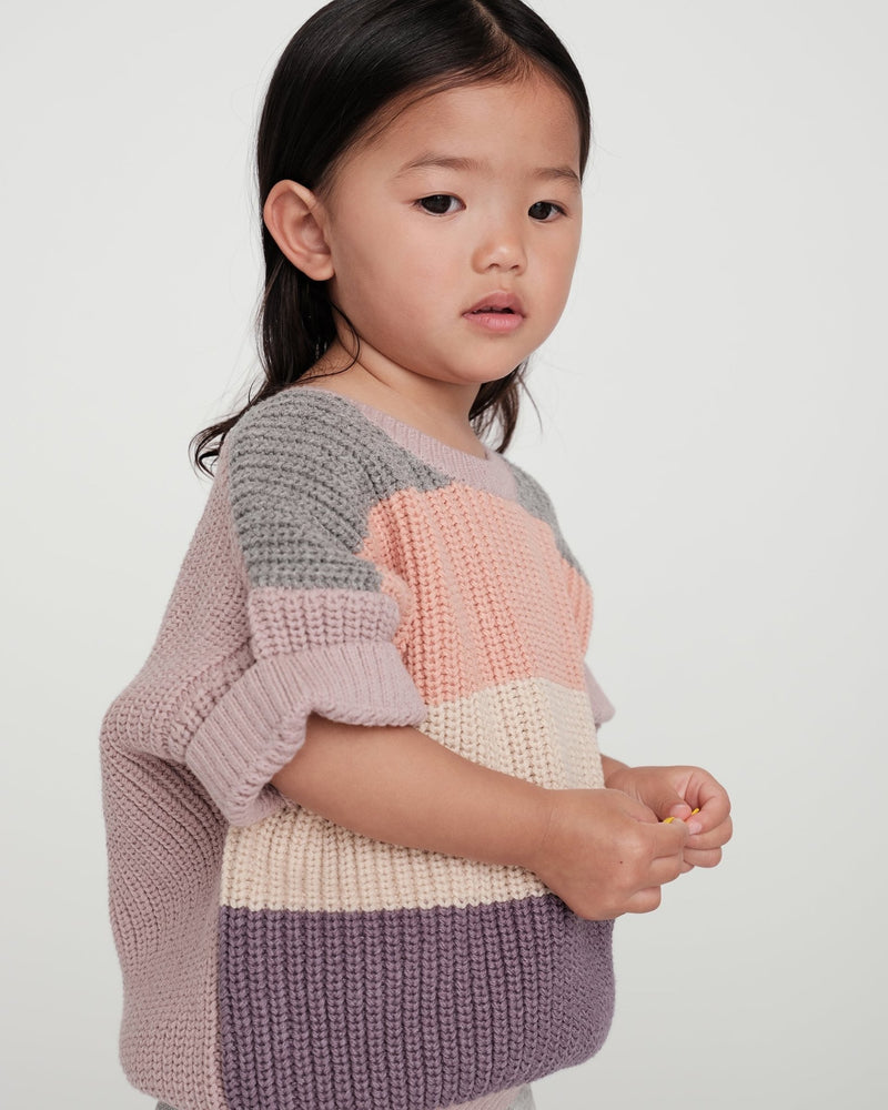 7AM - Sweater Tee Chunky | Cozy Textured Knit Pullover for Kids and Toddlers Apparel & Accessories 6 - 12M