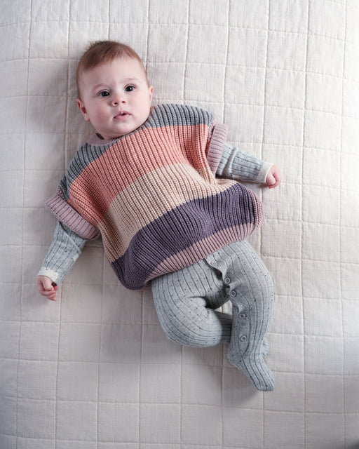 7AM - Sweater Tee Chunky | Cozy Textured Knit Pullover for Kids and Toddlers Apparel & Accessories 6 - 12M