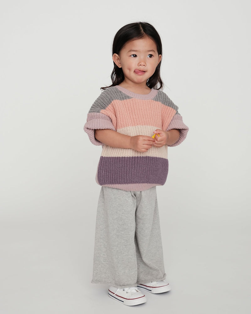 7AM - Sweater Tee Chunky | Cozy Textured Knit Pullover for Kids and Toddlers Apparel & Accessories 6 - 12M