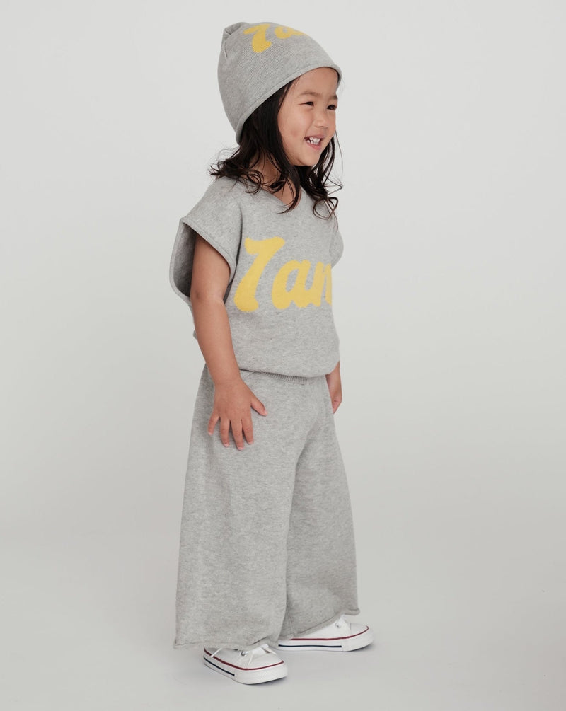 7AM - Sweater Vest Boxy Apparel & Accessories Heather Grey 6 - 12M