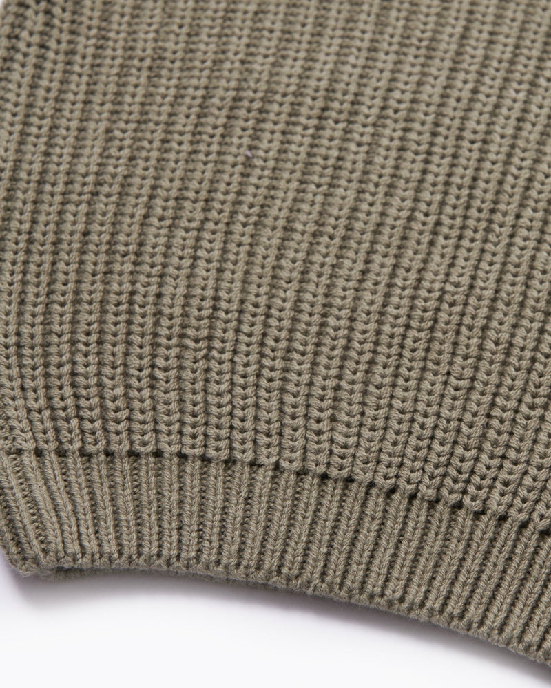 7AM - Sweater Vest Chunky Apparel & Accessories Olive 12 - 18M