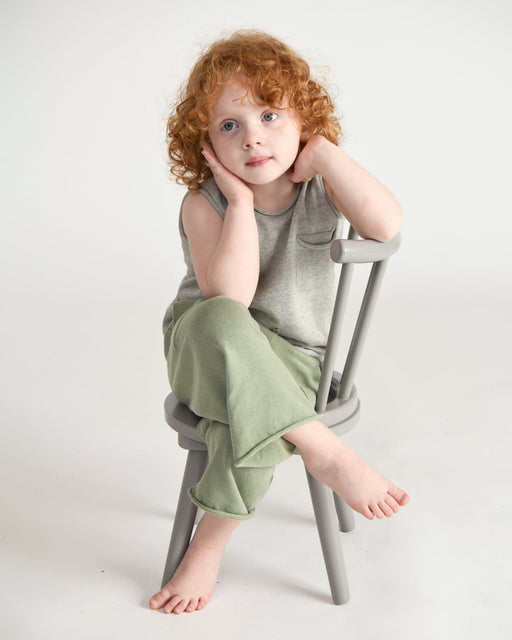7AM - Tank Top Boxy Apparel & Accessories Heather Grey 6 - 12M