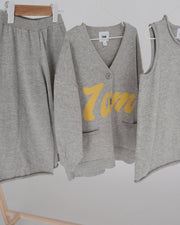 7AM - Tank Top Boxy Apparel & Accessories Heather Grey 6 - 12M