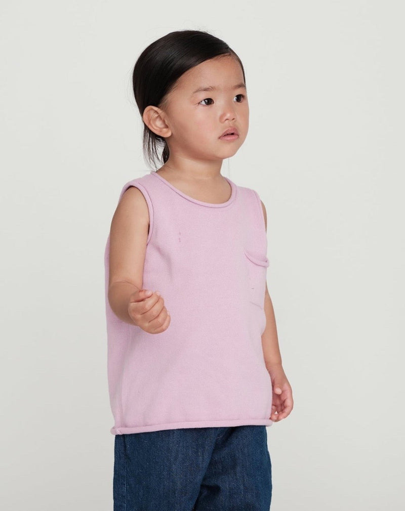 7AM - Tank Top Boxy Apparel & Accessories Pink 6 - 12M