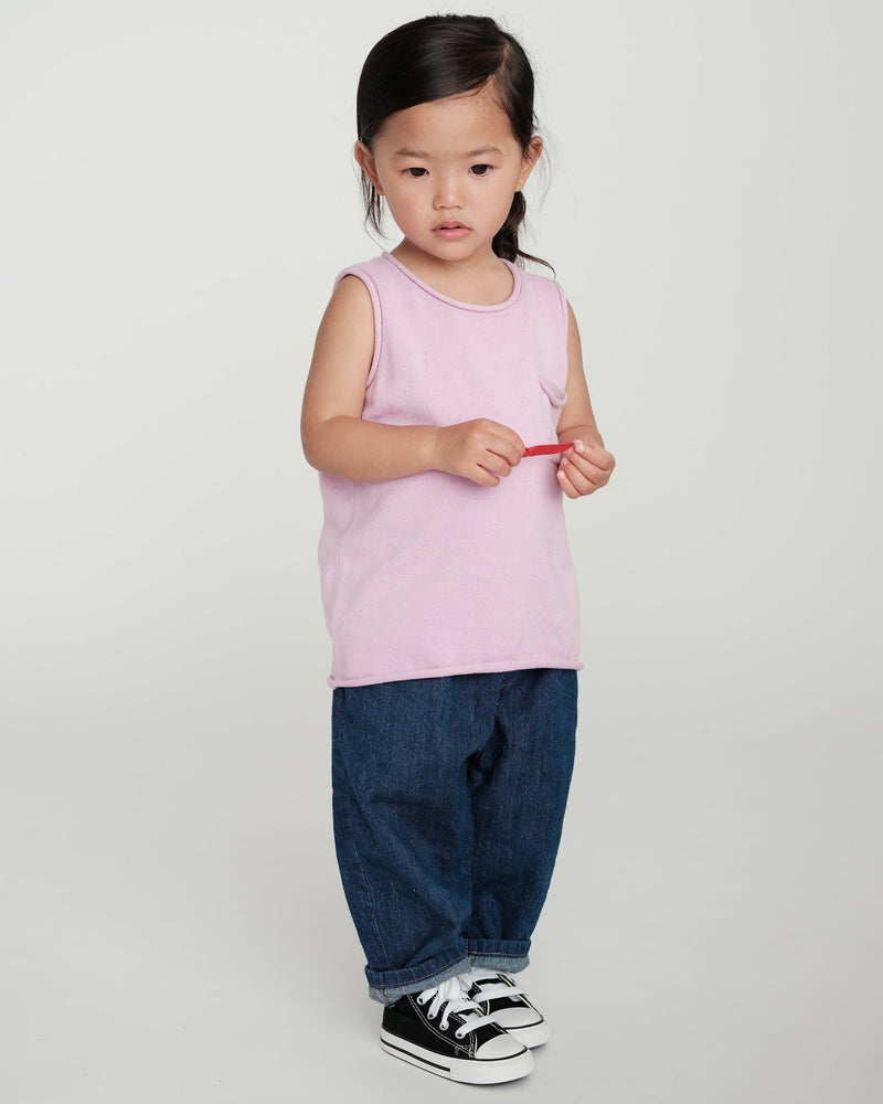 7AM - Tank Top Boxy Apparel & Accessories Pink 6 - 12M