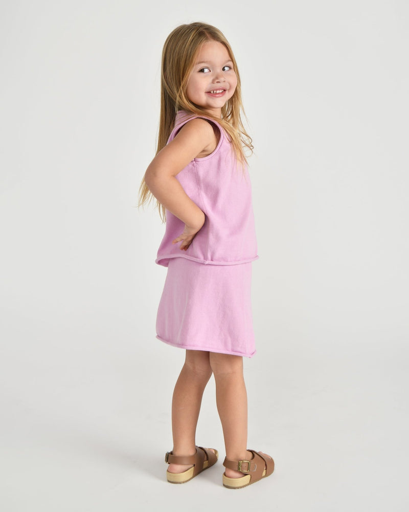 7AM - Tank Top Boxy Apparel & Accessories Pink 6 - 12M