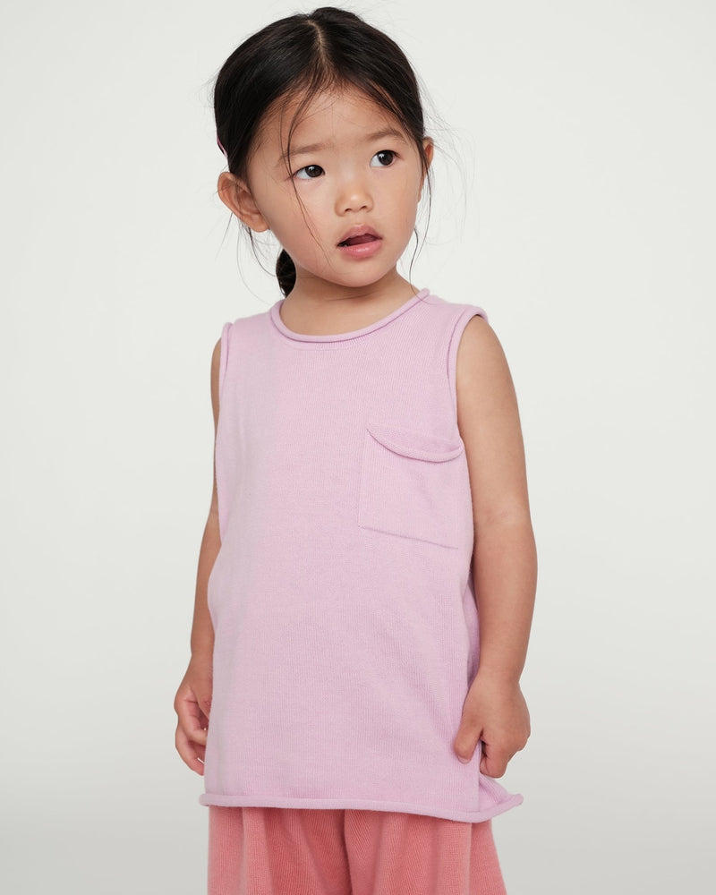 7AM - Tank Top Boxy Apparel & Accessories Pink 6 - 12M