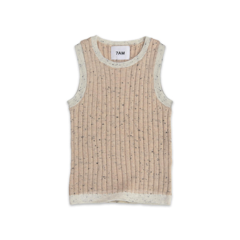 7AM - Tank Top - Hug Me Apparel & Accessories Oat 0 - 3M