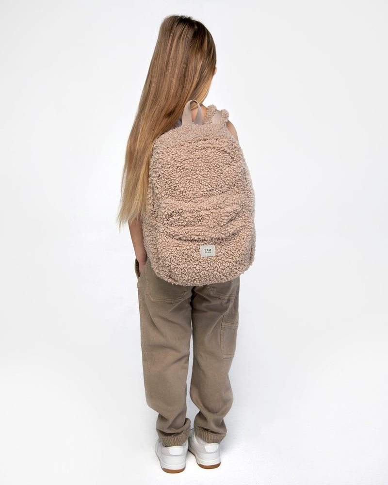 7AM - Teddy Backpack - Oatmeal - OS