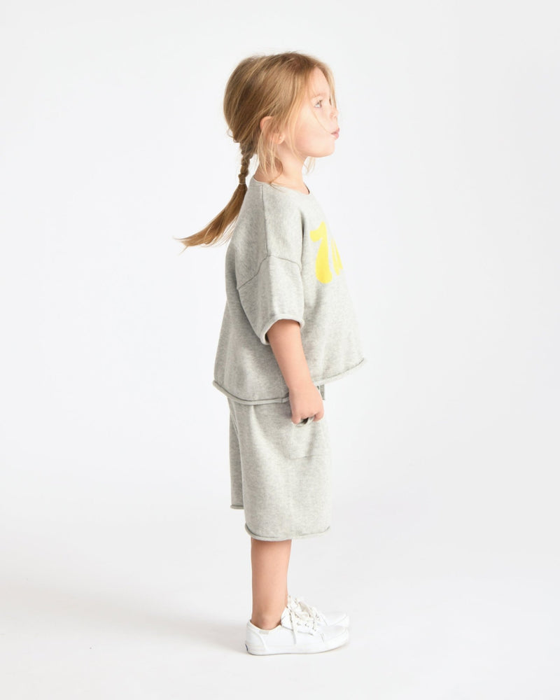 7AM - Tee Boxy | Boxy T-Shirt Apparel & Accessories Heather Grey 2 - 3T