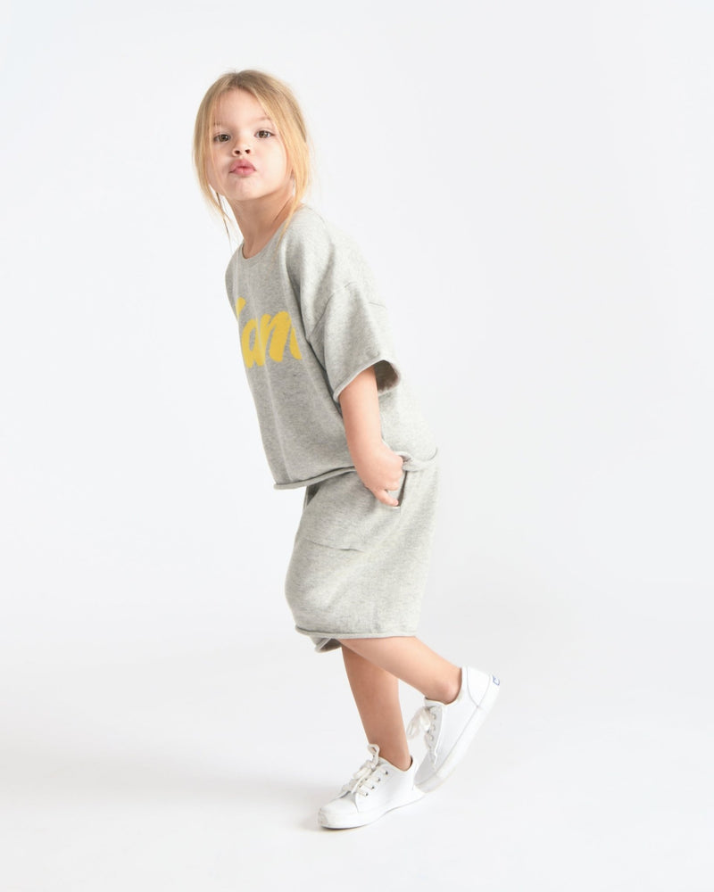 7AM - Tee Boxy | Boxy T-Shirt Apparel & Accessories Heather Grey 2 - 3T
