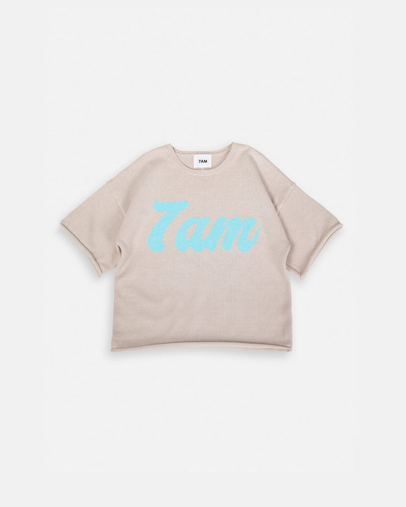 7AM - Tee Boxy | Boxy T-Shirt Apparel & Accessories Oat 6 - 12M