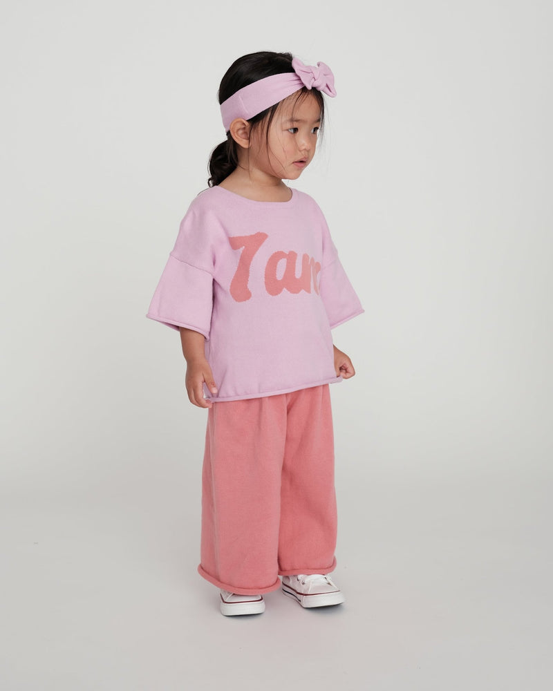 7AM - Tee Boxy | Boxy T-Shirt Apparel & Accessories Pink 18 - 24M