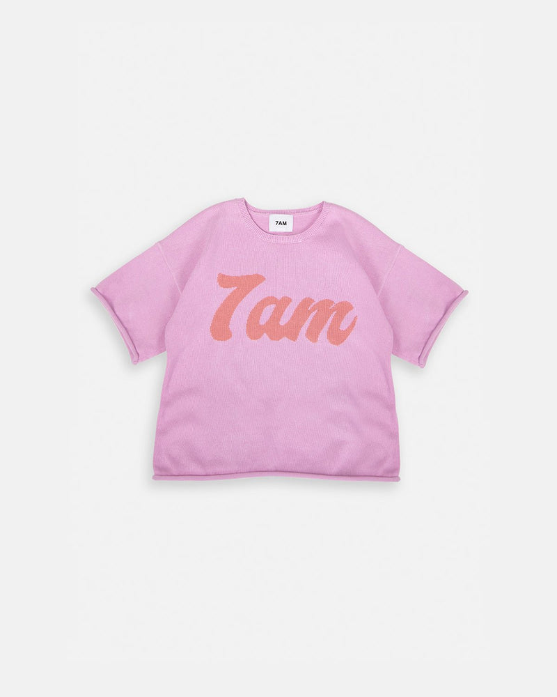 7AM - Tee Boxy | Boxy T-Shirt Apparel & Accessories Pink 18 - 24M